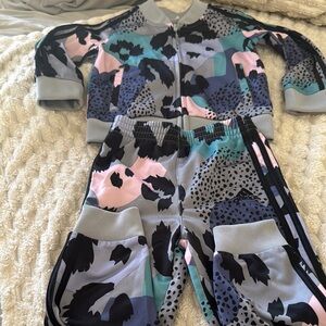 Colorful Animal Print Tracksuit